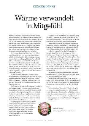Vorschauseite 1: Wärme verwandelt in Mitgefühl