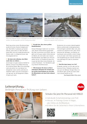Vorschauseite 4: Anforderungen an die Dachsicherung Unten hui, oben pfui?