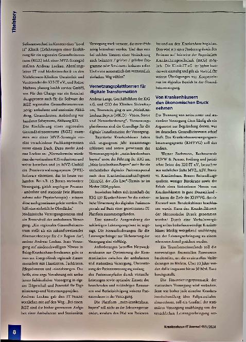 Vorschauseite 3: KH-IT Herbsttagung 2024: Patientenportal, Ambulantisierung und Wertbeitrag