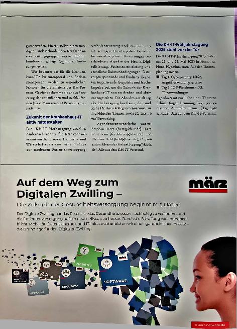 Vorschauseite 4: KH-IT Herbsttagung 2024: Patientenportal, Ambulantisierung und Wertbeitrag