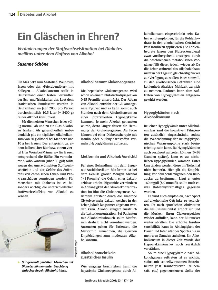 Vorschauseite 1: Ein Gläschen in Ehren?