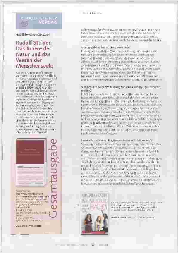 Vorschauseite 3: „In der Schule sollte es um dich gehen."
