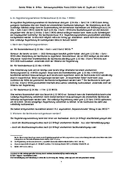 Vorschauseite 4: Die Entscheidung der Stammbehörde über den anderweitigen Nachweis der Sachkunde beruflicher Betreuer: Beitrag für ein gelungenes Verfahren im Sinne der beteiligten Personen.