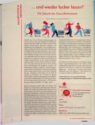 Vorschauseite 1: und wieder locker lassen! Die Zukunft des Gesundheitswesens
