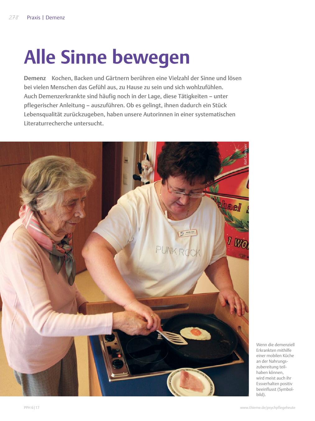 Vorschauseite 1: Alle Sinne bewegen