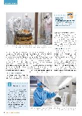 Vorschauseite 3: Arbeiten im Reinraum. Jedes Staubkorn zählt.