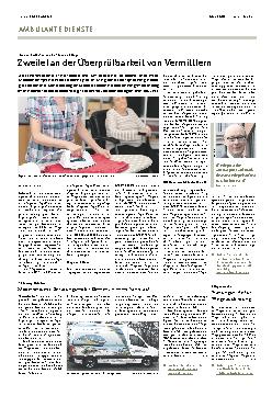 Vorschauseite 1: Zweifel an der Überprüfbarkeit von Vermittlern