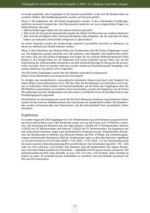 Vorschauseite 4: Förderung der interkulturellen Sensibilität im Master of Science in Nursing