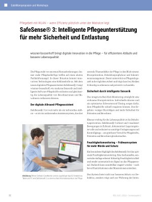 Vorschauseite 1: SafeSense® 3: Intelligente Pflegeunterstützung für mehr Sicherheit und Entlastung