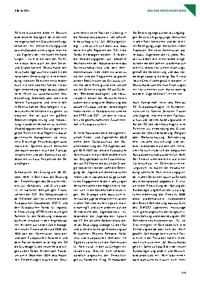 Vorschauseite 2: Fachausschuss „Internationale Zusammenarbeit und europäische Integration“