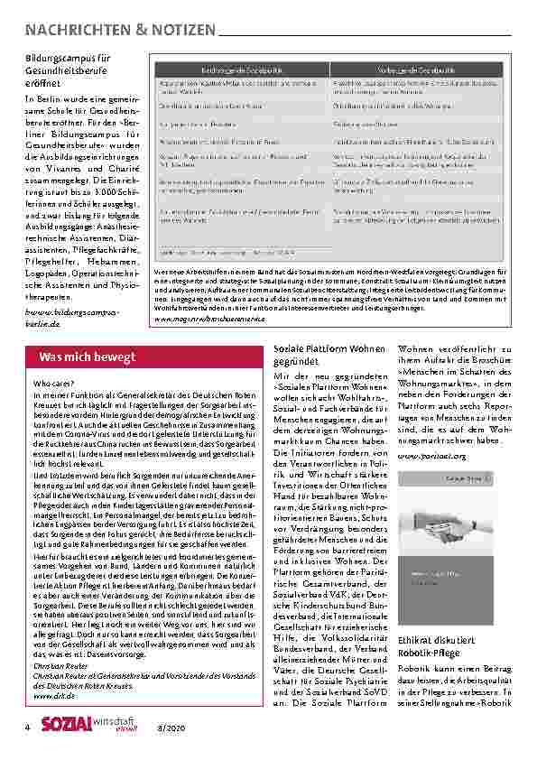 Vorschauseite 4: Corona in der Krise und nach der Krise