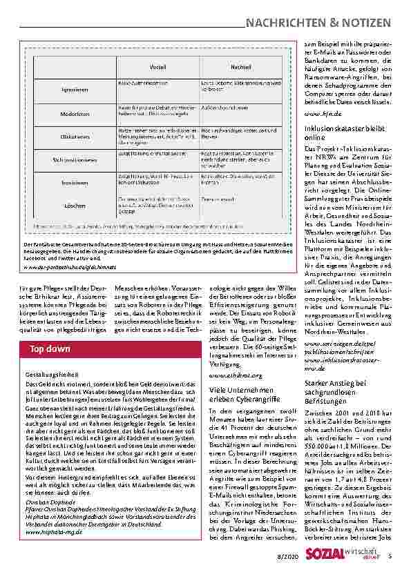 Vorschauseite 5: Corona in der Krise und nach der Krise