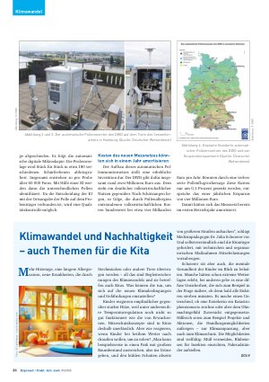 Vorschauseite 2: Mit automatischen Pollenmonitoren steigt die Verfügbarkeit aktueller Polleninformationen