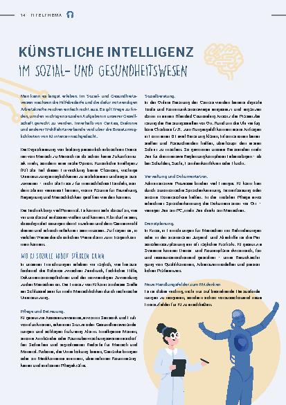 Vorschauseite 1: Künstliche Intelligenz im Sozialund Gesundheitswesen