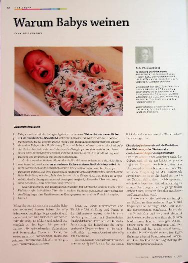 Vorschauseite 1: Warum Babys weinen