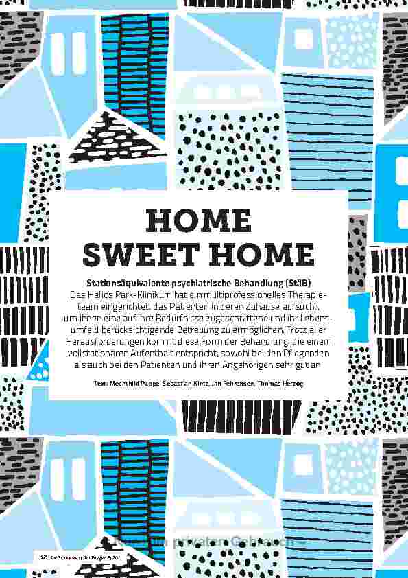 Vorschauseite 1: There are no spelling mistakes in the German text "HOME SWEET HOME."