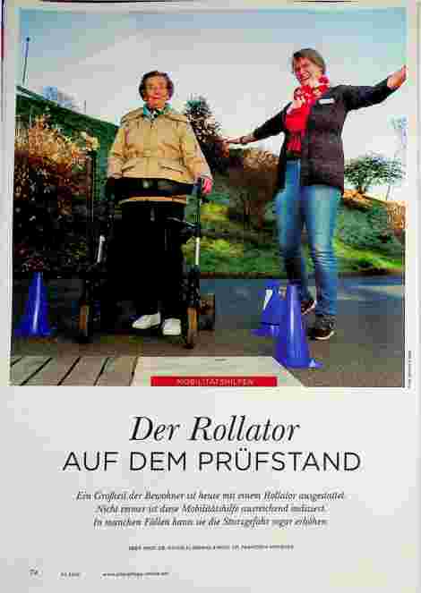 Vorschauseite 1: Der Rollator auf dem Prüfstand