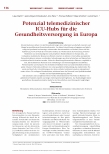 Vorschauseite 1: Potenzial telemedizinischer ICU-Hubs für die Gesundheitsversorgung in Europa
