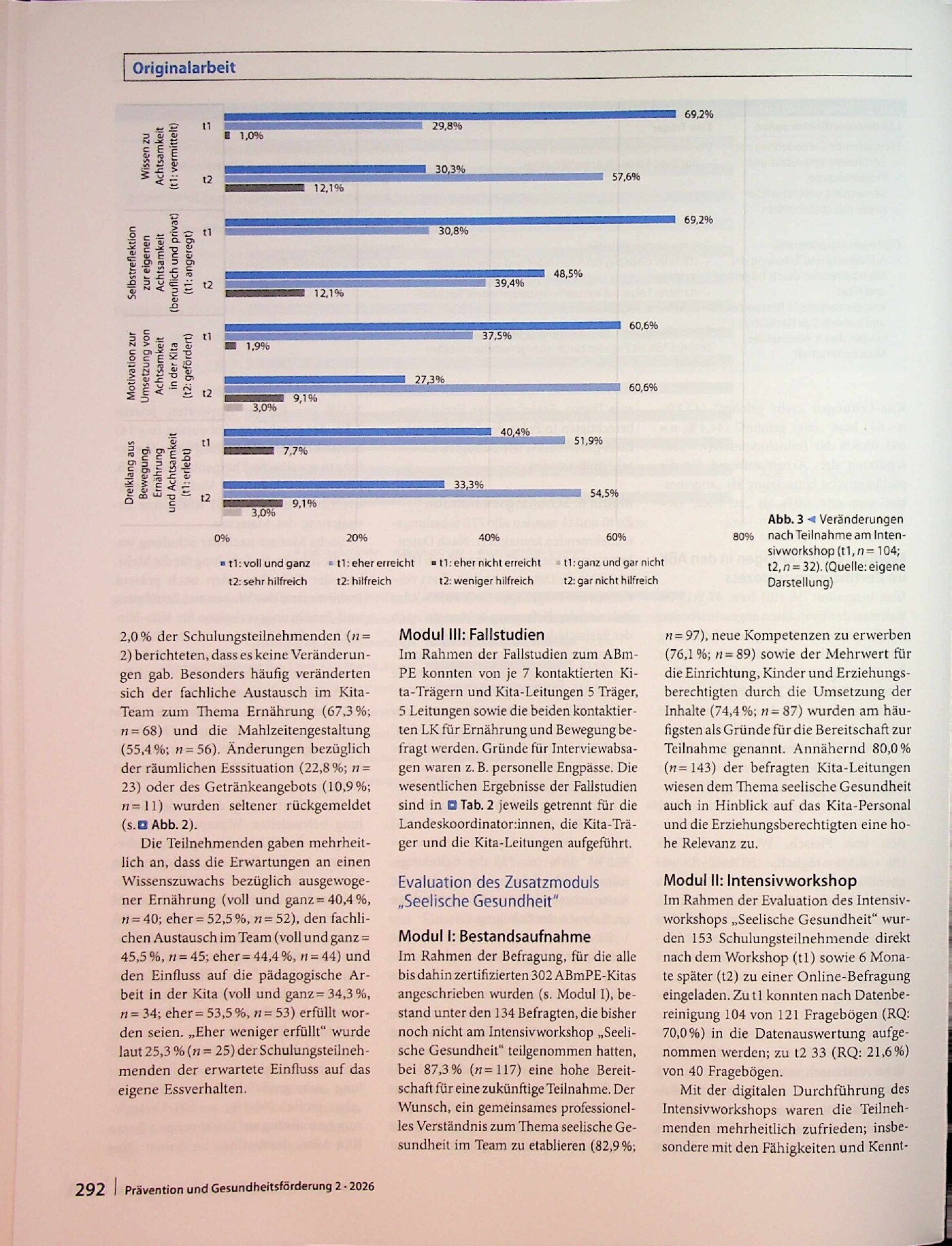 Vorschauseite 6: Ganzheitliche Gesundheitsförderung in Kitas in NRW. Der „Anerkannte Bewegungskindergarten mit dem Pluspunkt Ernährung“ und das Zusatzmodul „Seelische Gesundheit“: Evaluationsergeb…
