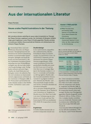 Vorschauseite 1: Neues orales Peptid Icotrokinra in der Testung