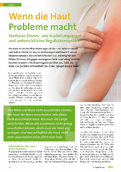 Vorschauseite 1: Wenn die Haut Probleme macht