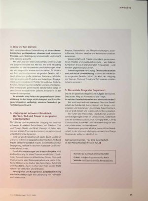 Vorschauseite 4: D-A-CH DEKLARATION 2025 - CARING COMMUNITIES Gesellschaftspolitische Hoffnung in Krisenzeiten