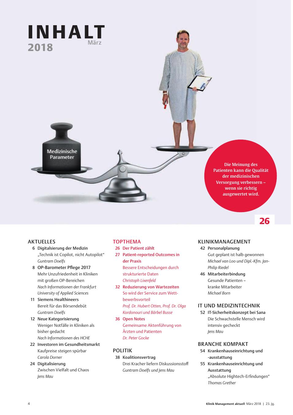 Vorschauseite 1: März 2018