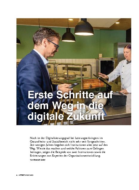 Vorschauseite 1: Erste Schritte auf dem Weg in die digitale Zukunft