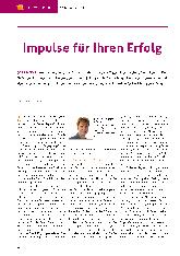 Vorschauseite 1: Impulse für Ihren Erfolg