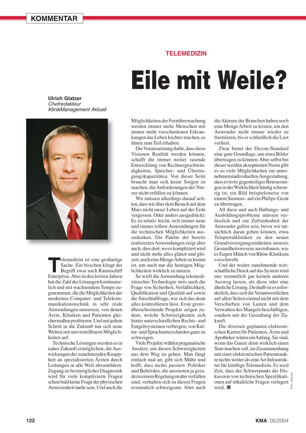 Vorschauseite 1: Eile mit Weile?