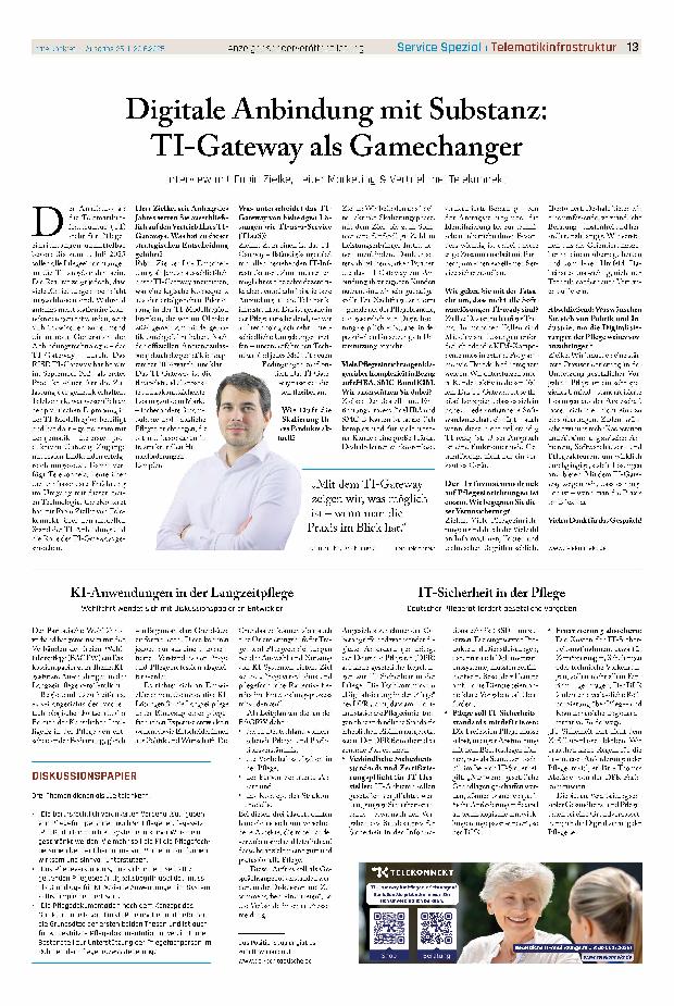Vorschauseite 1: Digitale Anbindung mit Substanz: TI-Gateway als Gamechanger