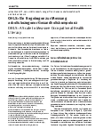 Vorschauseite 1: HLS: Ein Fragebogen zur Messung arbeitsbezogener Gesundheitskompetenz