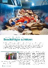 Vorschauseite 1: Technologien für die Sicherheit von Maschinen sollen Beschäftigte schützen.