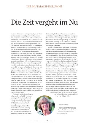 Vorschauseite 1: Die Zeit vergeht im Nu