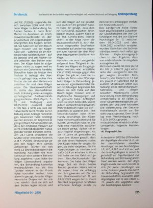 Vorschauseite 2: Zum Widerruf der Berufserlaubnis wegen Unzuverlässigkeit nach sexuellem Missbrauch und Tatleugnung