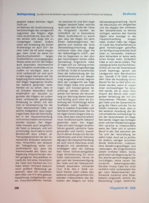 Vorschauseite 5: Zum Widerruf der Berufserlaubnis wegen Unzuverlässigkeit nach sexuellem Missbrauch und Tatleugnung