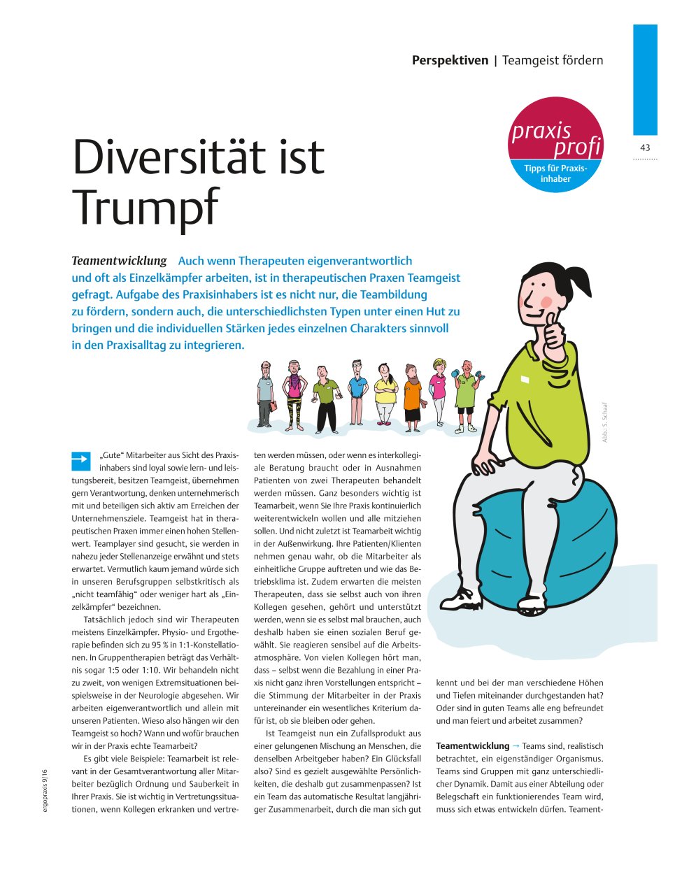 Vorschauseite 1: Teamentwicklung ? Diversität ist Trumpf