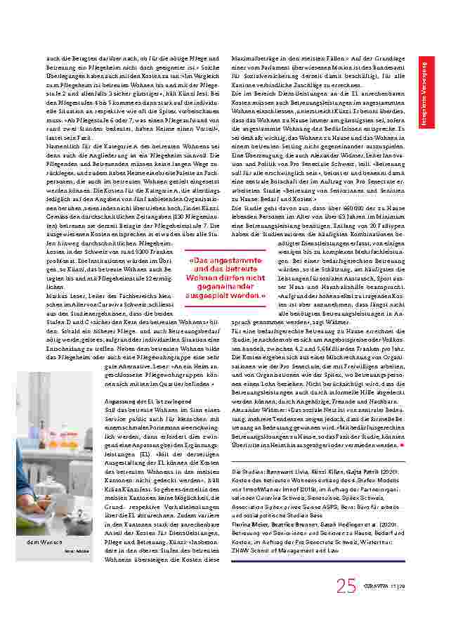 Vorschauseite 3: «Betreuung muss für alle erschwinglich sein.»