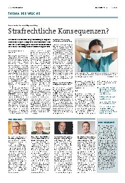 Vorschauseite 1: Strafrechtliche Konsequenzen?