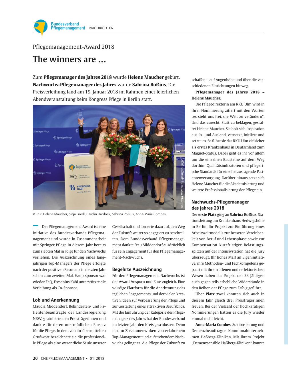 Vorschauseite 1: The winners are ?