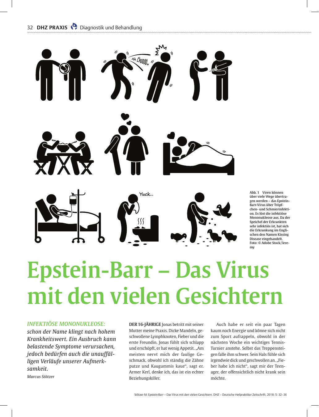 Vorschauseite 1: Epstein-Barr – Das Virus mit den vielen Gesichtern