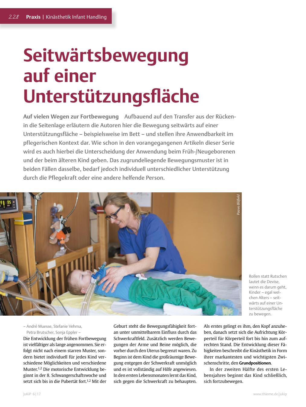 Vorschauseite 1: Seitwärtsbewegung auf einer Unterstützungsfläche