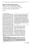 Vorschauseite 1: Open-Access-Transformation – Chancen und Herausforderungen