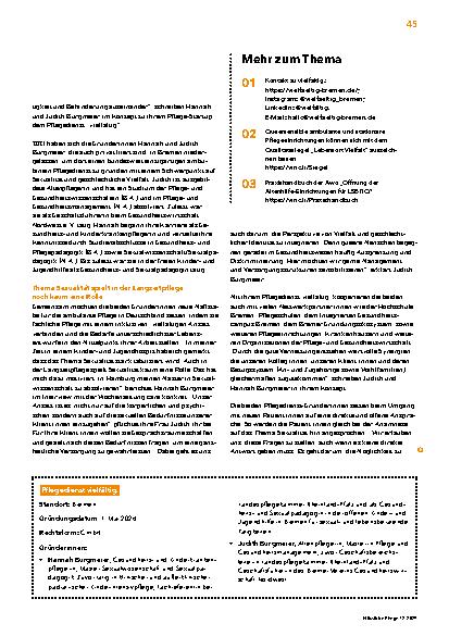 Vorschauseite 2: Raus aus der Tabuzone
