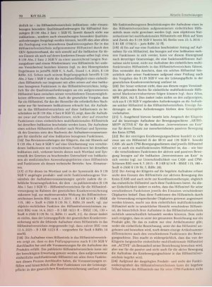 Vorschauseite 3: Hilfsmittelversorgung - Aufnahme in das Hilfsmittelverzeichnis - Hilfsmittel mit mehreren Funktionen für eine Indikation - Erforderlichkeit des Vorliegens der Aufnahmevoraussetzun…