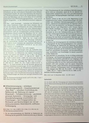 Vorschauseite 4: Hilfsmittelversorgung - Aufnahme in das Hilfsmittelverzeichnis - Hilfsmittel mit mehreren Funktionen für eine Indikation - Erforderlichkeit des Vorliegens der Aufnahmevoraussetzun…