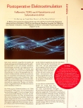 Vorschauseite 1: Postoperative Elektrostimulation Fallbericht: TENS nach Mastektomie und Sofortrekonstruktion