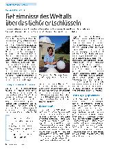 Vorschauseite 1: Geheimnisse des Weltalls über das Gehör entschlüsseln