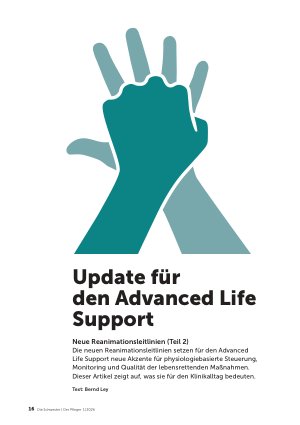 Vorschauseite 1: Update für den Advanced Life Support