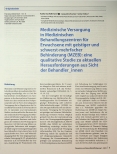 Vorschauseite 1: Medizinische Versorgung in Medizinischen Behandlungszentren für Erwachsene mit geistiger und schwerst-mehrfacher Behinderung (MZEB): eine qualitative Studie zu aktuellen Herausfor…